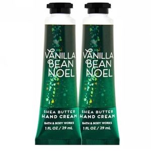 NEW Bath and Body Works VANILLA BEAN NOEL Hand Cream Bundle of 2